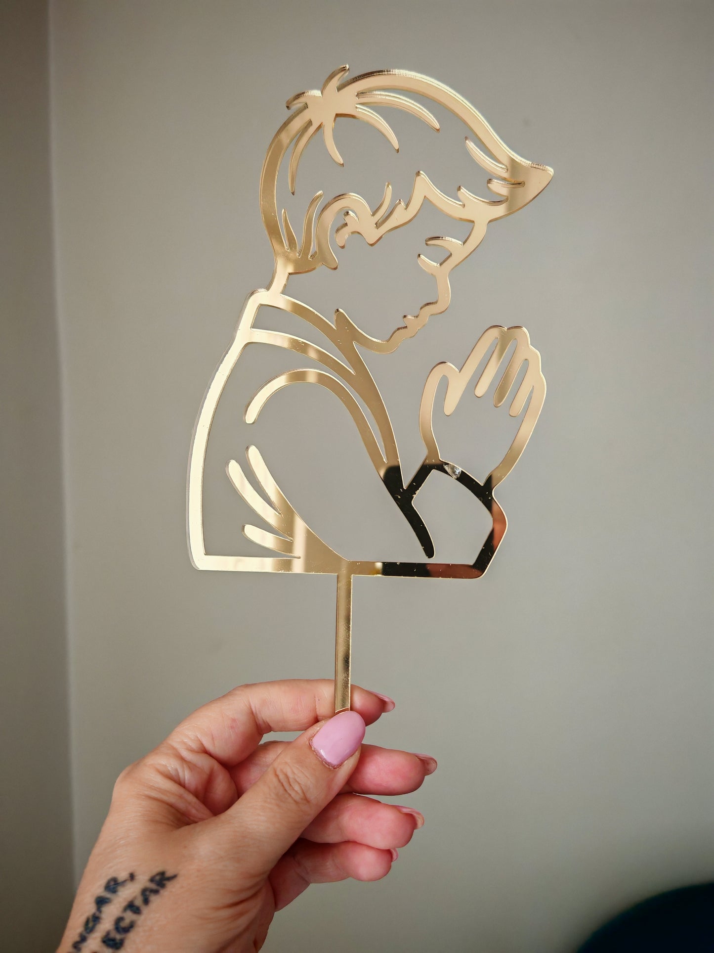 Cake topper "Bimbo che prega"