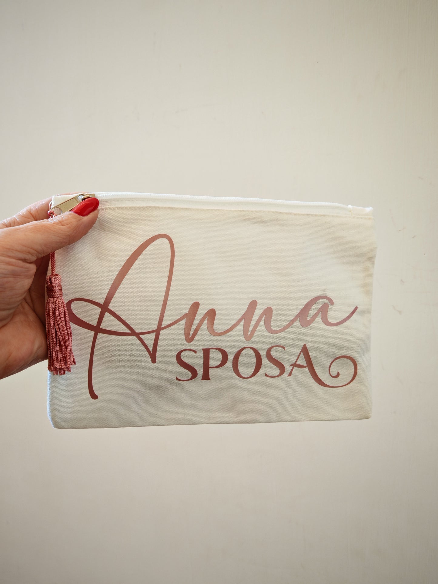 Pochette con cerniera