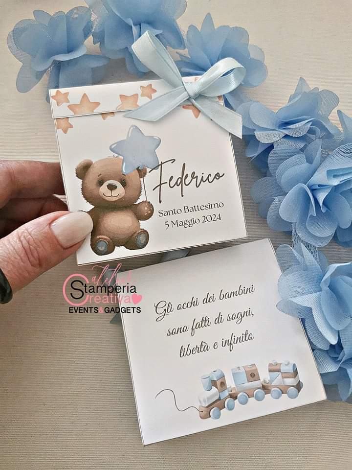 Portaconfetti Orsetto 10 pz