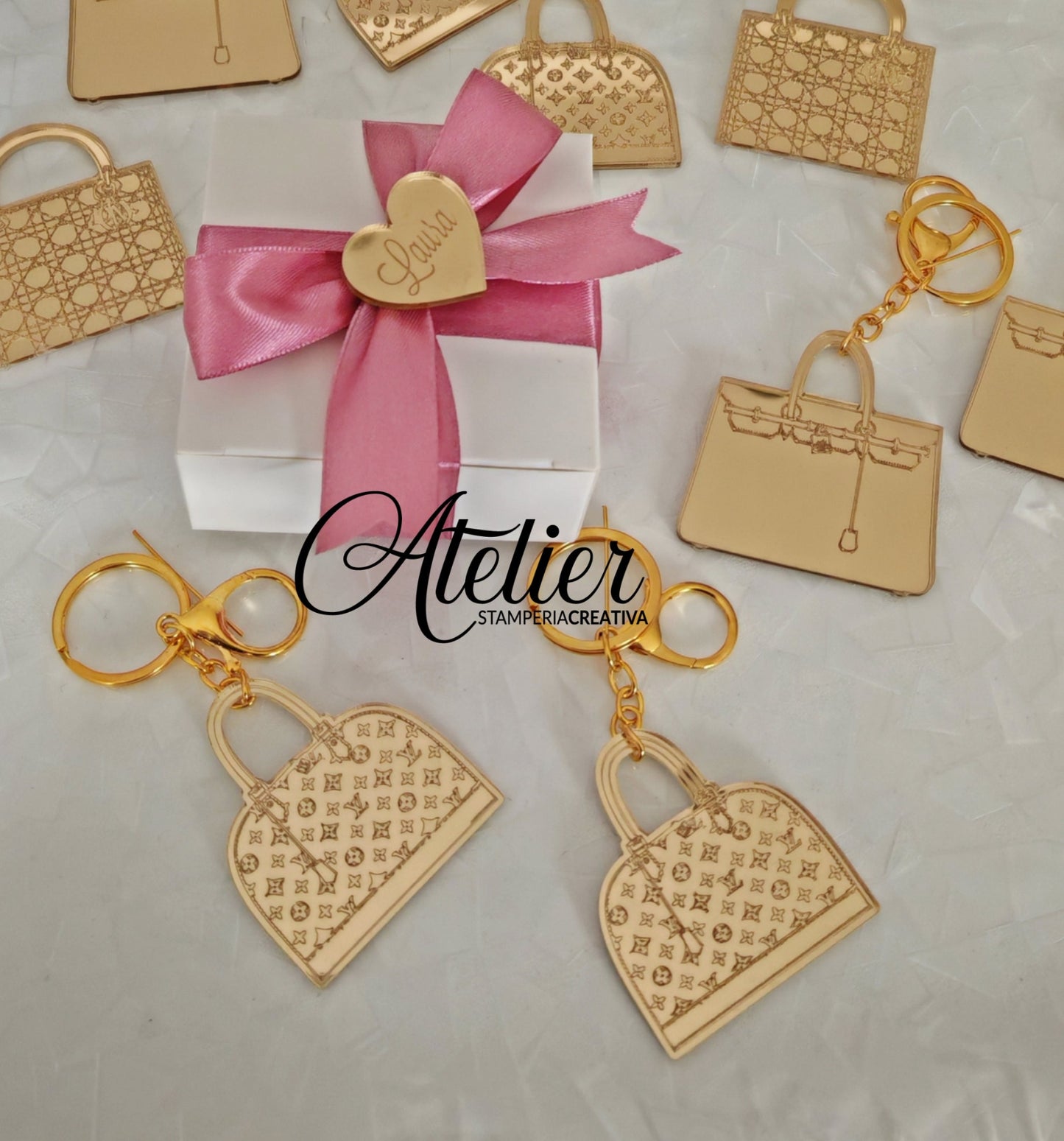Portachiavi Luxury Bag Confezione bomboniera
