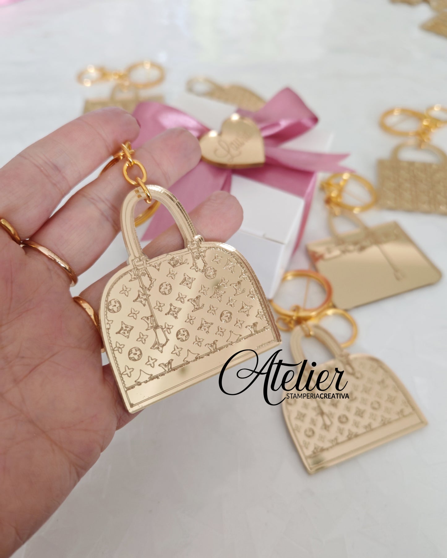 Portachiavi Luxury Bag Confezione bomboniera