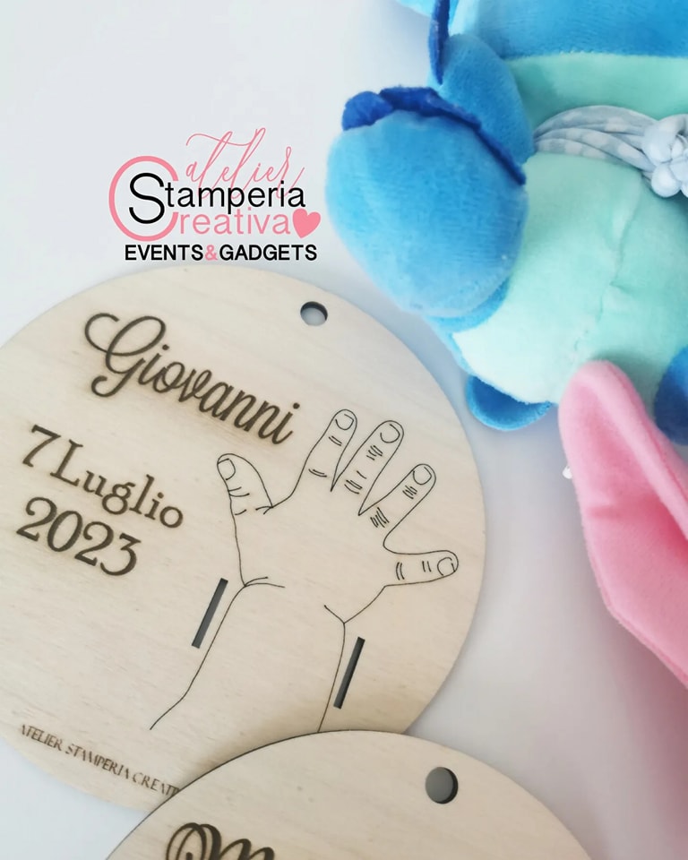 PIASTRA PER BRACCIALETTO NASCITA