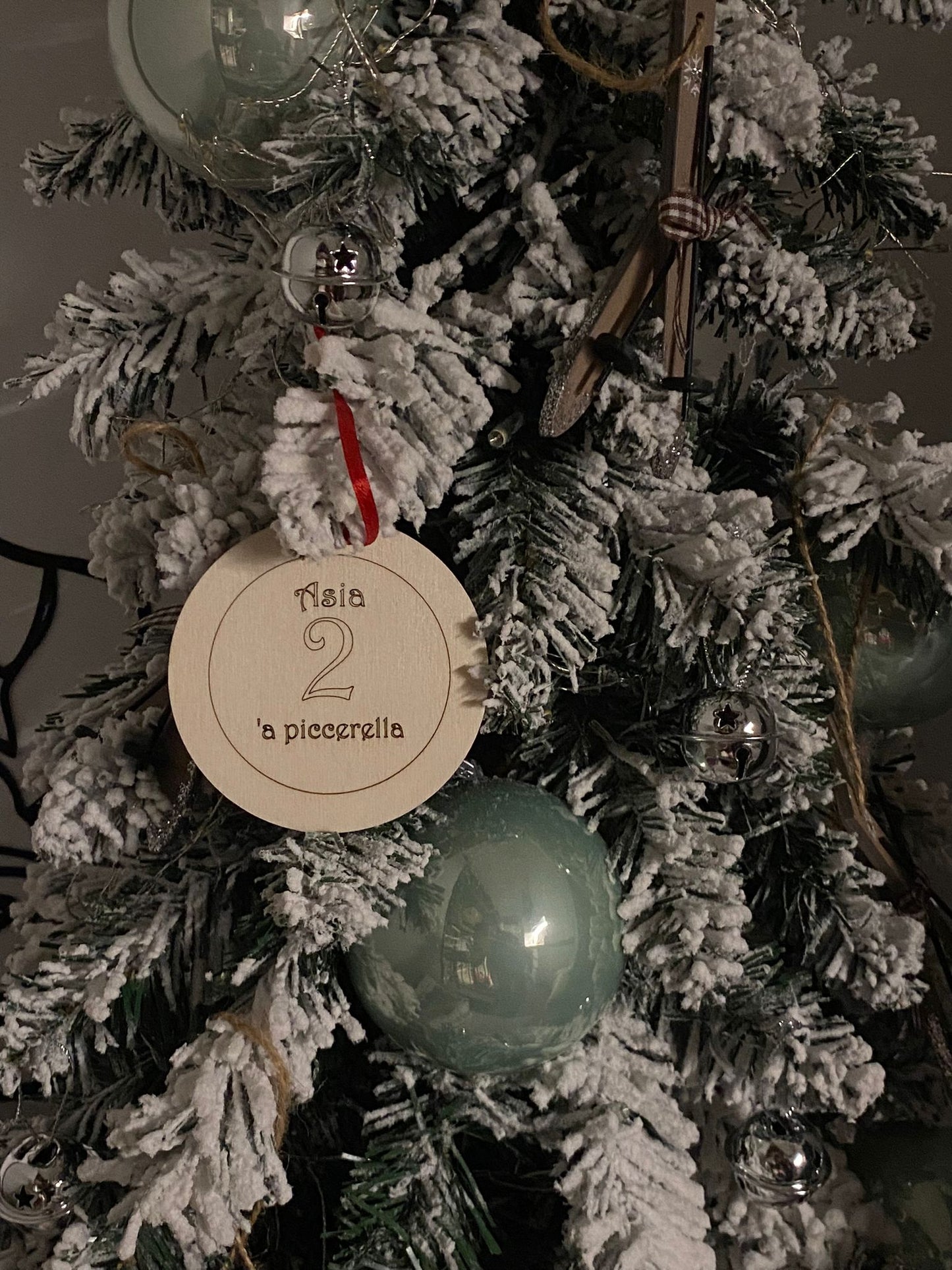 PALLINA ADDOBBO NATALE TOMBOLA