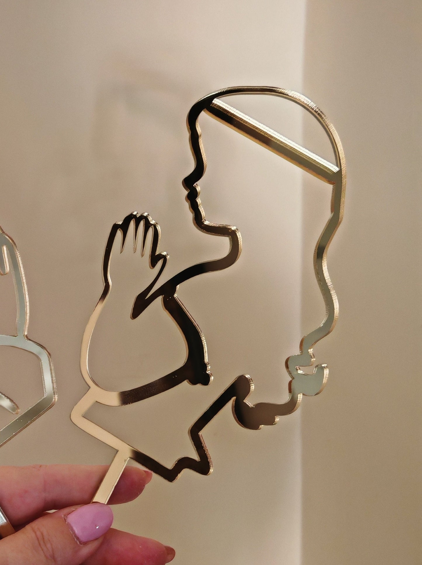 Cake topper "Bimba che prega"