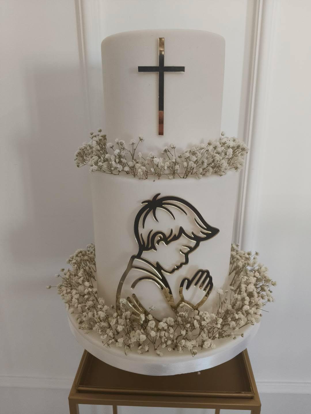 Cake topper "Bimbo che prega"