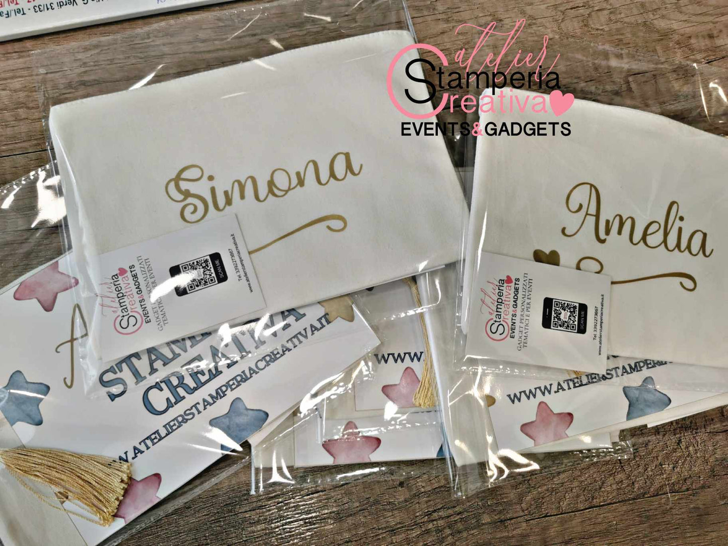 Pochette con cerniera