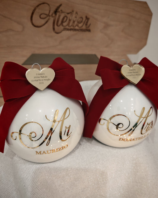 COPPIA SFERE MR & MRS